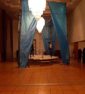 Chandelier, 2020, the 8th Tehran National Sculpture Biennial Tehran, Vahdat Hall, Installation Art, 500×300×120 cm